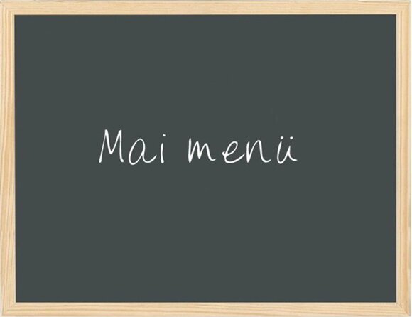 Bi-Office P8170-0112 Fakeretes krétatábla 60x90cm - Fekete