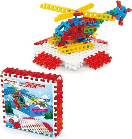 Gofri 94 darabos Helikopter építőjáték készlet