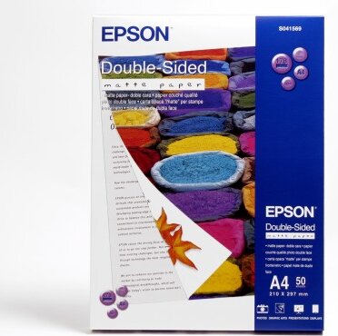 Epson Double-Sided Matte Paper, DIN A4, 178g/m2, 50 Sheets