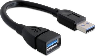 Delock Extension cable USB 3.0 A-A 15 cm male / female