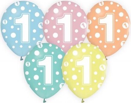 Godan Számos lufi 5 darabos szett - 1