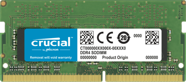 Crucial 32GB /3200 DDR4 Notebook RAM Crucial 32GB /3200 DDR4 Notebook RAM