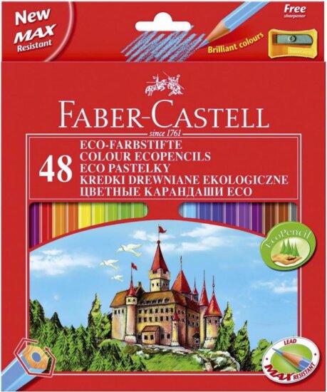 Faber-Castell 120148 Hatszögletű Színesceruza készlet (48 db / csomag)