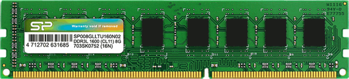 Silicon Power 8GB /1600 Low Voltage DDR3L RAM Silicon Power 8GB /1600 Low Voltage DDR3L RAM
