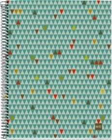 Miquelrius Ecotriangles 4x30 lapos A4 vonalas spirálfüzet