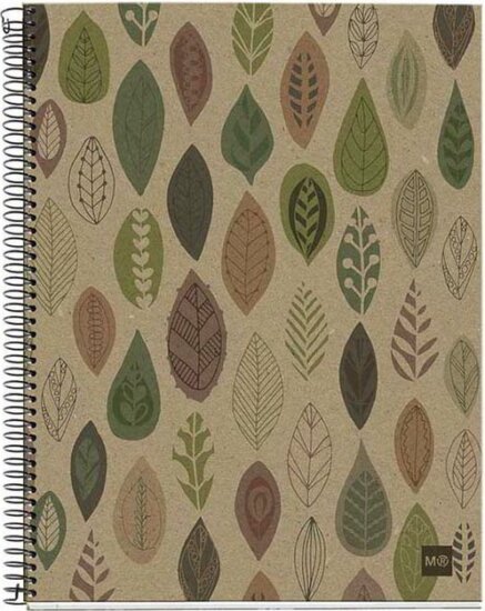 Miquelrius Ecoleaves 4x30 lapos A5 vonalas spirálfüzet Miquelrius Ecoleaves 4x30 lapos A5 vonalas spirálfüzet