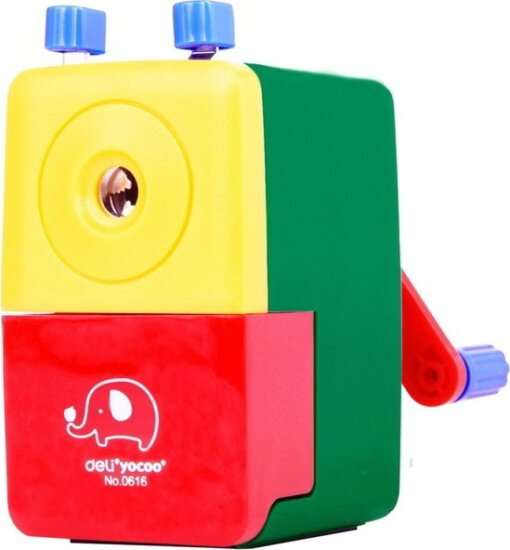 Deli 616 Egylyukú asztali hegyező többfajta