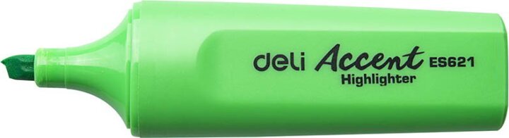 Deli 1-5mm Szövegkiemelő - Zöld Deli 1-5mm Szövegkiemelő - Zöld