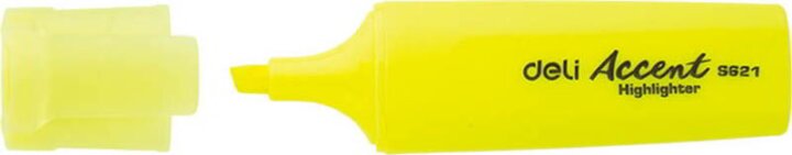 Deli 1-5mm Szövegkiemelő - Sárga