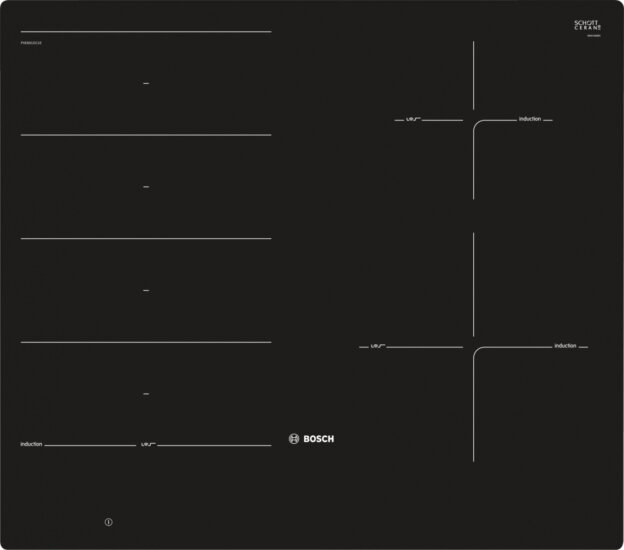 Bosch PXE601DC1E Indukciós főzőlap - Fekete Bosch PXE601DC1E Indukciós főzőlap - Fekete