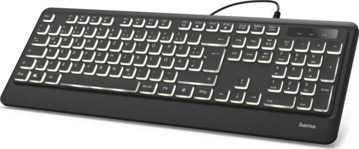 Hama KC-550 USB Billentyűzet (CZ/SK) - Fekete