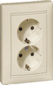 Legrand 774370 Valena 2 db 2P+F csatlakozós fali konnektor