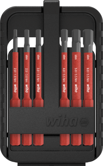Wiha 43156 slimBit electric bitkészlet (7 db/csomag)