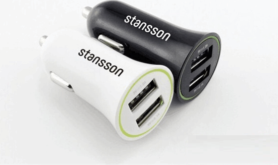 Stansson CH-100-BL Autós töltő Fekete