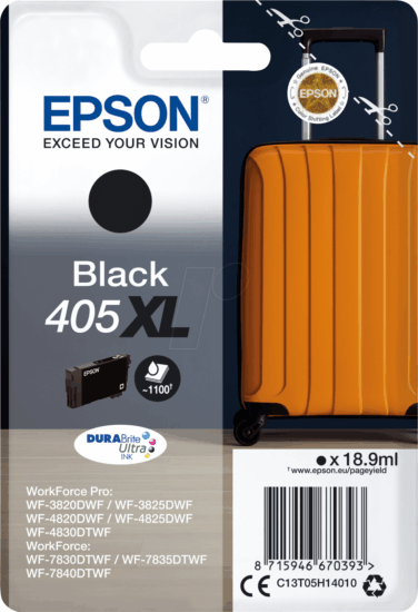 Epson 405XL Eredeti Tintapatron Fekete