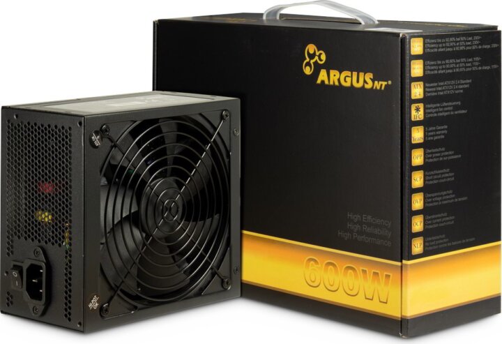 Inter-Tech 600W Argus GPS-600 80+ Gold tápegység