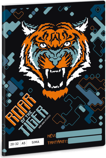 Ars Una Roar of the Tiger 32 lapos A5 sima füzet