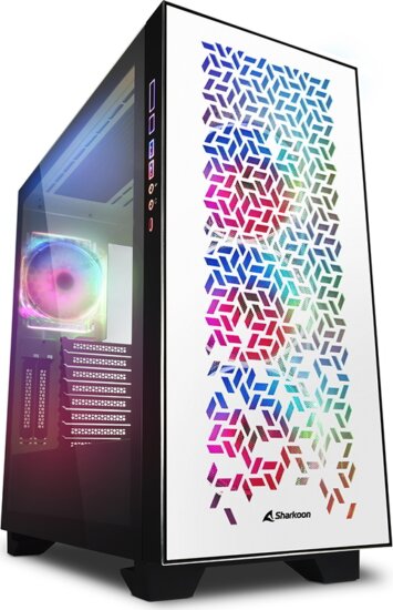 Sharkoon Elite Shark CA300H Számítógépház - Fehér