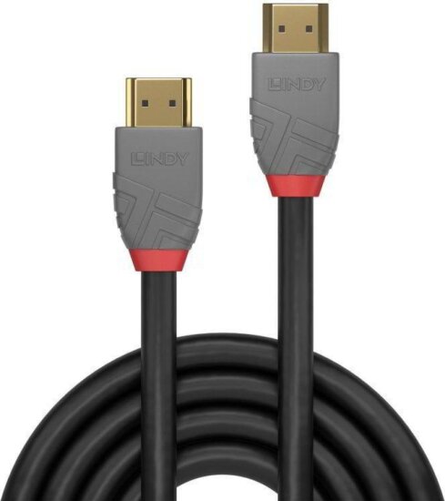Lindy Anthra Line HDMI 2.1 - HDMI 2.1 kábel 1m Fekete Lindy Anthra Line HDMI 2.1 - HDMI 2.1 kábel 1m Fekete