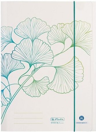 Herlitz GREENline Ginkgo A4 gumis mappa - Mintás Herlitz GREENline Ginkgo A4 gumis mappa - Mintás