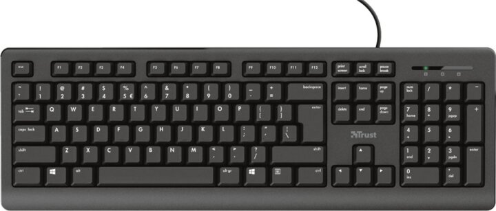 Trust Primo Klasszikus Billentyűzet HU - Fekete