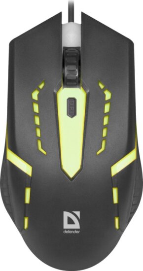 Defender MB-601 USB Gaming Egér - Fekete