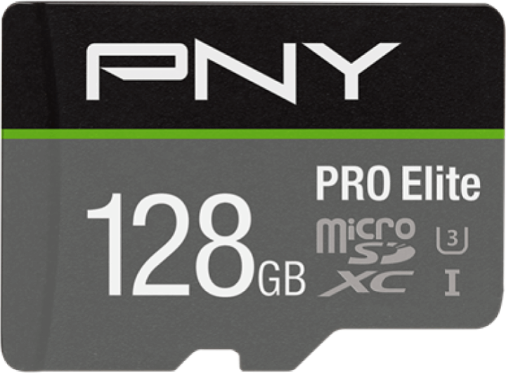 PNY 128GB Pro Elite microSDXC UHS-I CL10 memóriakártya + Adapter