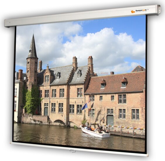 FunScreen Matt White Rollo 144x180cm Format 4:3 Fehér tokkal FunScreen Matt White Rollo 144x180cm Format 4:3 Fehér tokkal