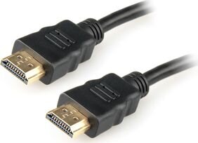 Gembird HDMI V1.4 apa-apa kábel aranyozott csatlakozóval 0.5m, bulk csomagolás Gembird HDMI V1.4 apa-apa kábel aranyozott csatlakozóval 0.5m, bulk csomagolás