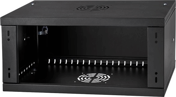 Stalflex 19" Fali rack szekrény 4U 450x230mm - Fekete