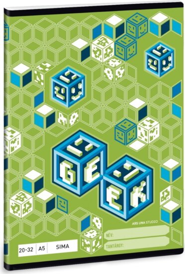 Ars Una Geek 32 lapos A5 sima füzet