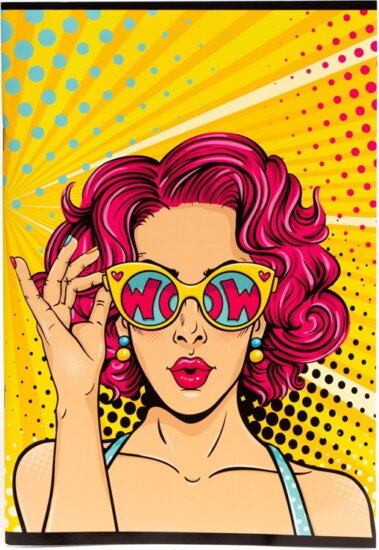 Lynx Design Style 32 lapos A4 kockás füzet