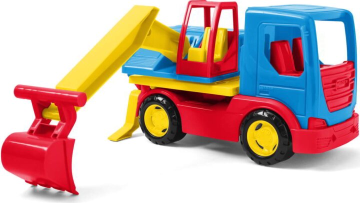 Wader Tech Truck Kotrógép - Piros/kék