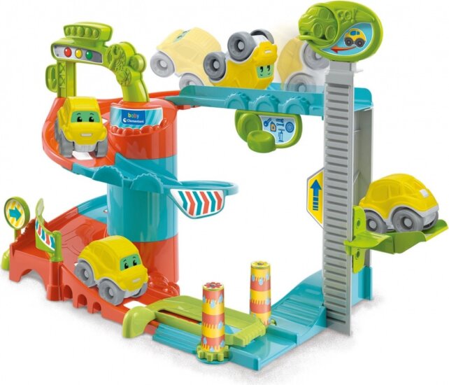 Clementoni Fun Garázs készlet 1 darab kisautóval