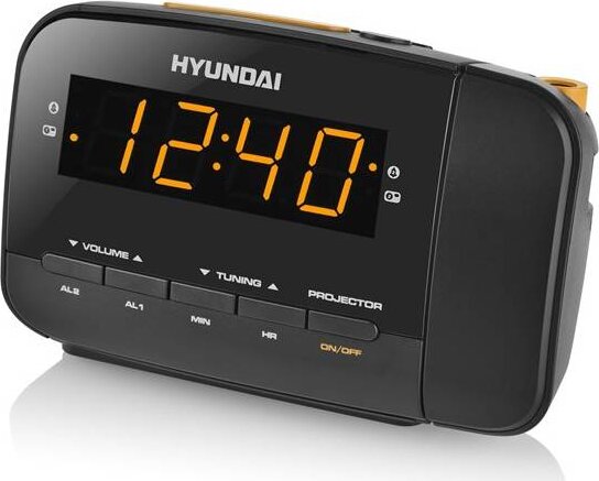 Hyundai RAC481PLLBO Rádiós ébresztő óra - Fekete