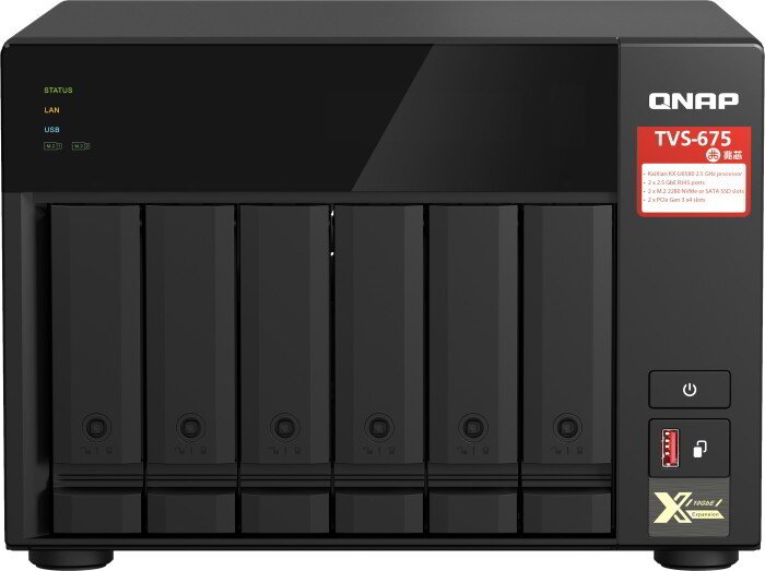 Qnap TVS-675-8G NAS Qnap TVS-675-8G NAS