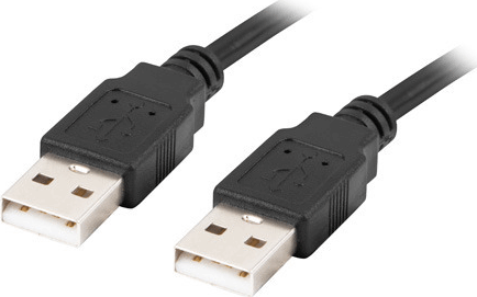 Lanberg USB 2.0 A - USB A kábel 1.8m - Fekete