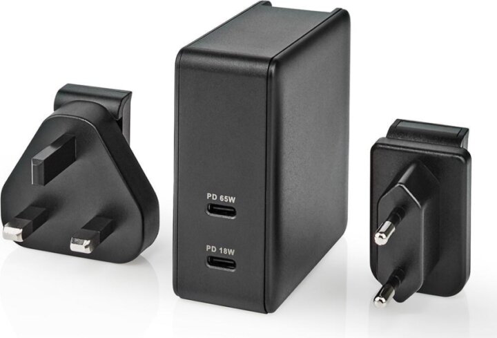 Nedis WCPD65W110BK Hálózati USB-C Töltő (65W) Nedis WCPD65W110BK Hálózati USB-C Töltő (65W)