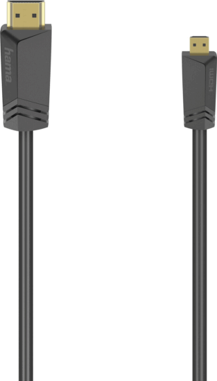 Hama HDMI v2.0B - microHDMI kábel 1.5m Fekete
