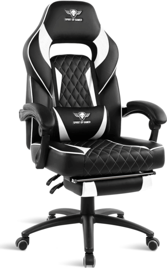 Spirit of Gamer Mustang Gamer szék - Fekete/Fehér