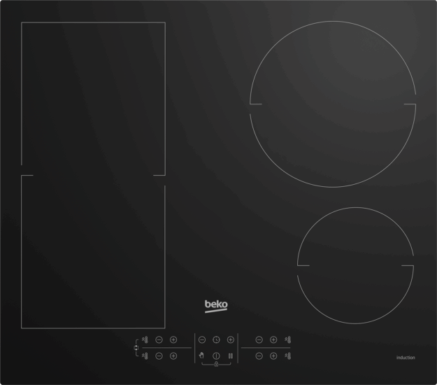 Beko HII-64200 FMT Indukciós főzőlap - Fekete