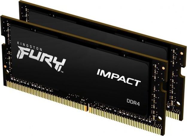Kingston 64GB/3200 Fury Impact DDR4 Notebook RAM KIT (2x32GB) Kingston 64GB/3200 Fury Impact DDR4 Notebook RAM KIT (2x32GB)