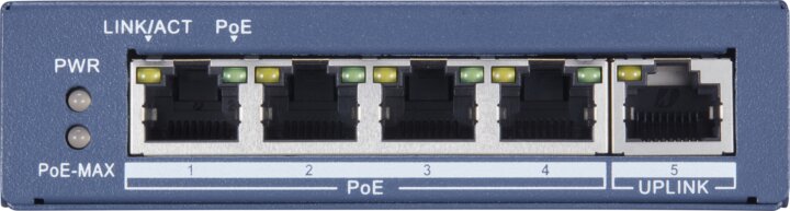 Hikvision DS-3E0505P-E/M PoE Gigabit Hikvision DS-3E0505P-E/M PoE Gigabit