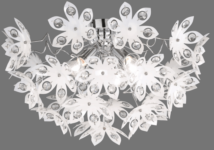 TRIO R61903001 Blowball 40W E14 mennyezeti lámpatest - Króm