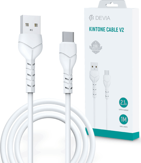 Devia ST351136 USB - USB Type-C adat és töltőkábel 1m