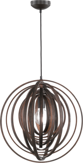 TRIO 305900126 Boolan 60W E27 függesztett lámpatest - Barna