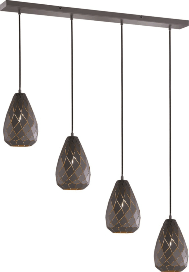 TRIO 301300442 Onyx 4x E27 függesztett lámpatest - Antracit
