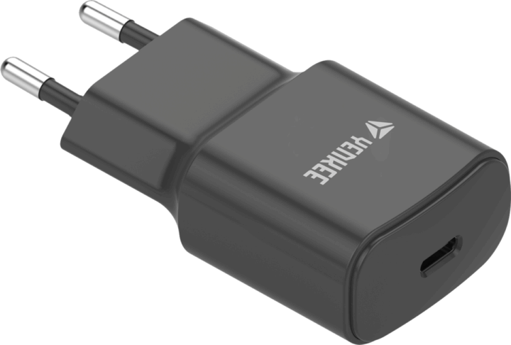 Yenkee YAC 2033BK Hálózati USB-C töltőadapter (6-12V / 1.7-3A)