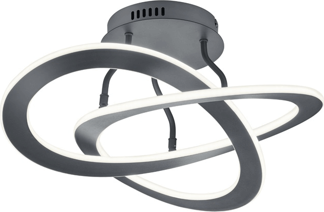 TRIO 621710142 Oakland 4400lm mennyezeti LED lámpatest - Antracit