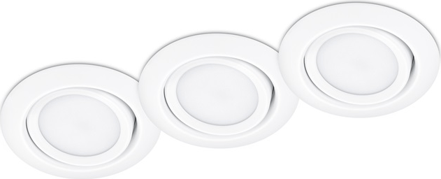 TRIO 650310331 Rila 370lm Mennyezeti süllyesztett LED lámpatest - Fehér
